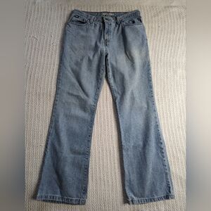 Y2K Tommy Jeans Jeans Womens 6 Blue Denim Vintage Casual Logo Pockets Mid Rise